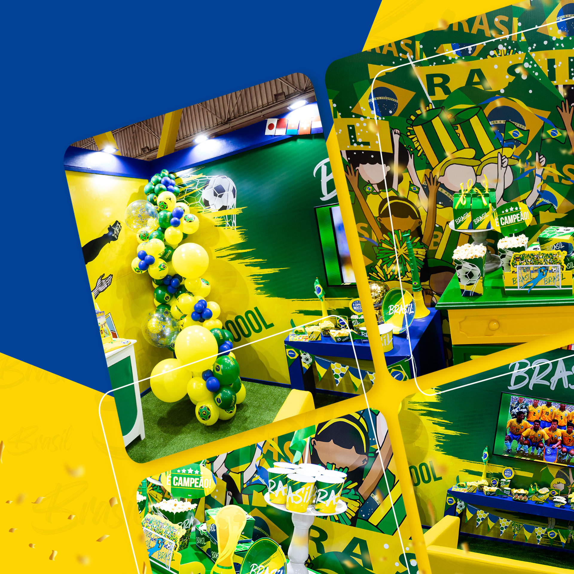 Copa do Mundo: Festcolor lança decoração com tema Brasil 2022 – Blog  Festolor